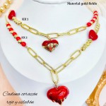 #38 #t cadena corazon rojo 