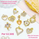Super promocion en Dijes 10 por 12.50$ 