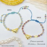 pulsera ajustable con dije corazon 