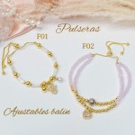 #2 #FF Pulsera balin con dije 