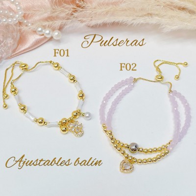 #2 #FF Pulsera balin con dije 