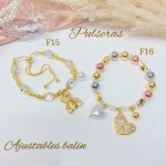 #2 #FF Pulsera balin con dije 