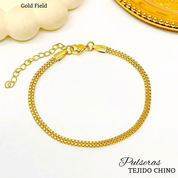 #0 pulsera tejido Chino en tendencia