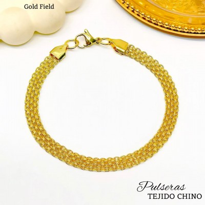#0 pulsera tejido Chino grueso en tendencia 