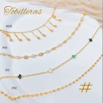 #tobillera oro chino 18k 