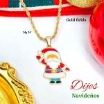 #022 cadena con dije navidad (dije 1.65$) 