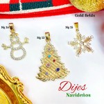 #022 cadena con dije navidad (dije 1.65$) 