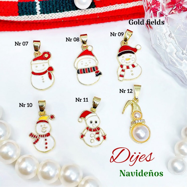 #011 cadena con dije navidad (dije 1.2$)