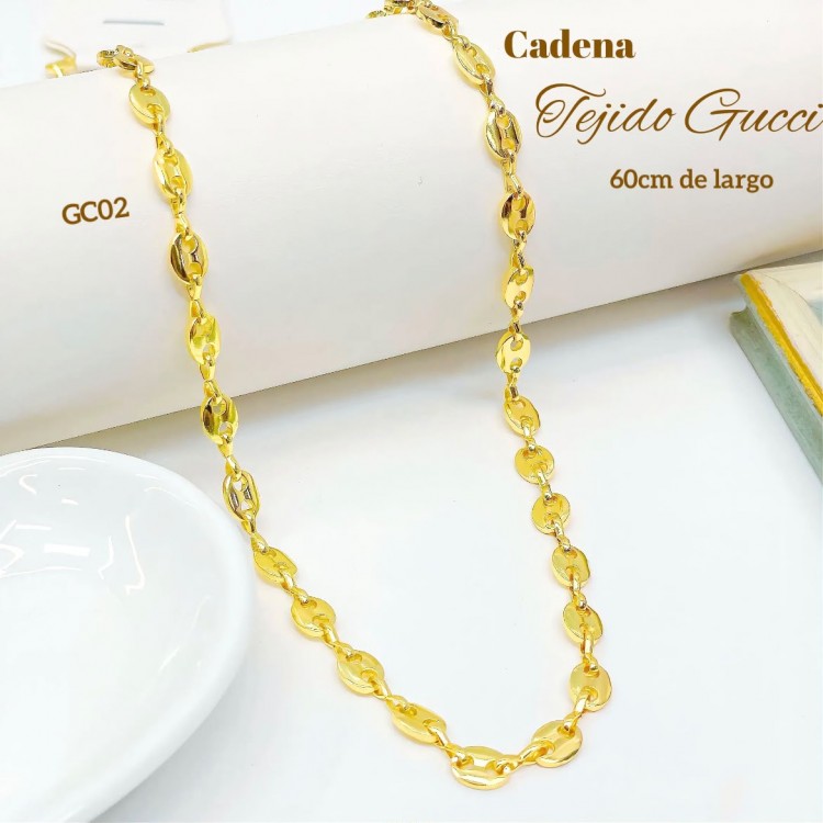 #0 cadena Gucci larga en tendencia