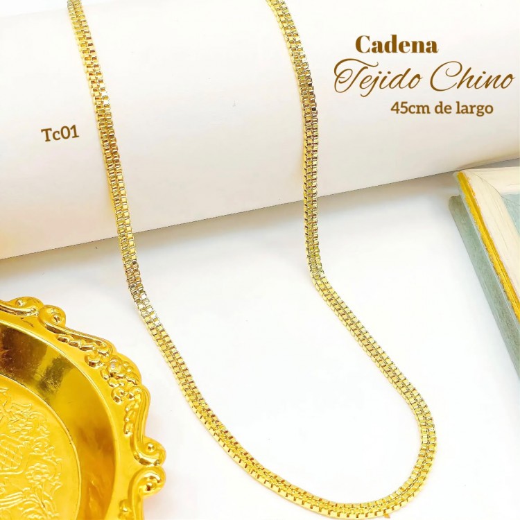 #0 cadena tejido Chino en tendencia