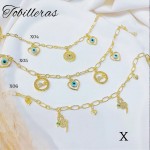 #x tobillera ojo turco #x tobillera ojo turco