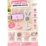 soporte conejo para telefono