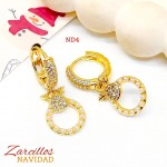 #0 zarcillos navidad en tendencia