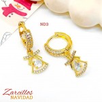 #0 zarcillos navidad en tendencia