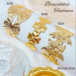 #0 pulsera rigida elegante en acero 