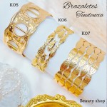 #0 pulsera rigida elegante en acero 