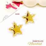 #0 zarcillo navidad elegante #b