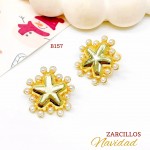 #0 zarcillo navidad elegante #b