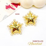 #0 zarcillo navidad elegante #b
