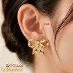 #0 zarcillo navidad elegante #b