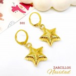 #0 zarcillo navidad elegante #b