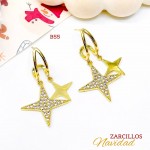 #0 zarcillo navidad elegante #b