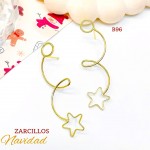 #0 zarcillo navidad elegante #b