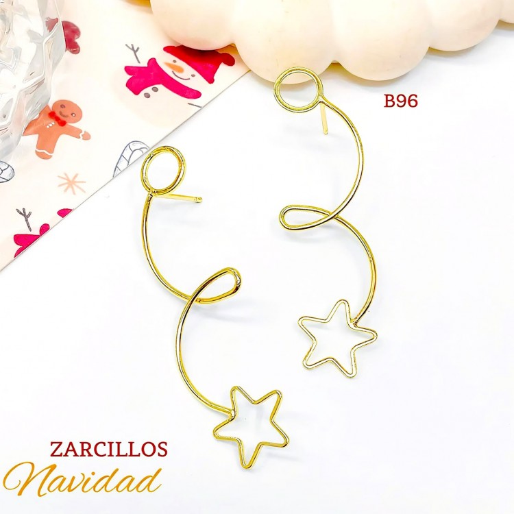 #0 zarcillo navidad elegante #b