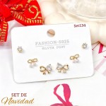 #0 set zarcillo navidad