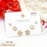 #0 set zarcillo navidad