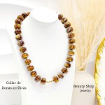 #01 cadena dona acrilica con dije corazon en tendencia (solo cadena 6.50)