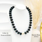 #01 cadena dona acrilica con dije corazon en tendencia (solo cadena 6.50)