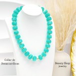 #01 cadena dona acrilica con dije corazon en tendencia (solo cadena 6.50)