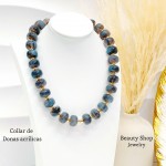 #01 cadena dona acrilica con dije corazon en tendencia (solo cadena 6.50)