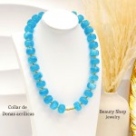 #01 cadena dona acrilica con dije corazon en tendencia (solo cadena 6.50)