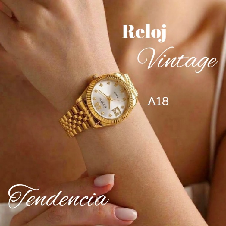 #0001 #A Reloj vintage con pedrería