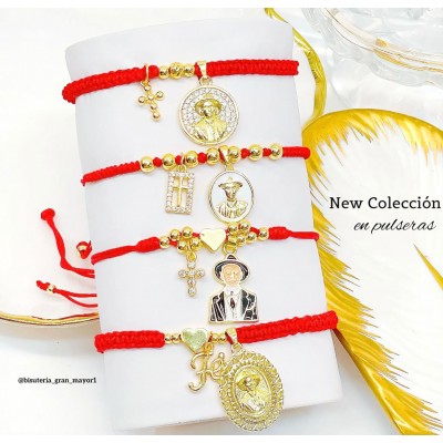 #0 pulsera doble dije jose gregorio hernandez 