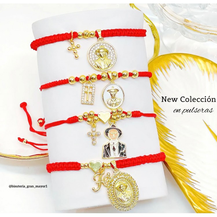 #0 pulsera doble dije jose gregorio hernandez 