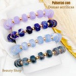 #01 pulsera dona acrilica en tendencia