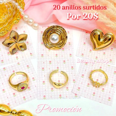 Super promocion en anillo 20 por 24$