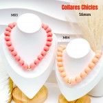 #01 cadena chicle #16 mm con dije corazon en tendencia (solo cadena 4.95)