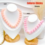 #01 cadena chicle #16 mm con dije corazon en tendencia (solo cadena 4.95)