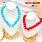 #01 cadena chicle #16 mm con dije corazon en tendencia (solo cadena 4.95)