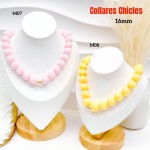 #01 cadena chicle #16 mm con dije corazon en tendencia (solo cadena 4.95)