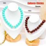#01 cadena chicle #16 mm con dije corazon en tendencia (solo cadena 4.95)