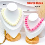 #01 cadena chicle #16 mm con dije corazon en tendencia (solo cadena 4.95)