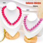 #01 cadena chicle #16 mm con dije corazon en tendencia (solo cadena 4.95)
