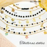#1 tobillera oro chino 
