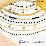 #1 tobillera oro chino 