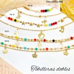 #1 tobillera oro chino 